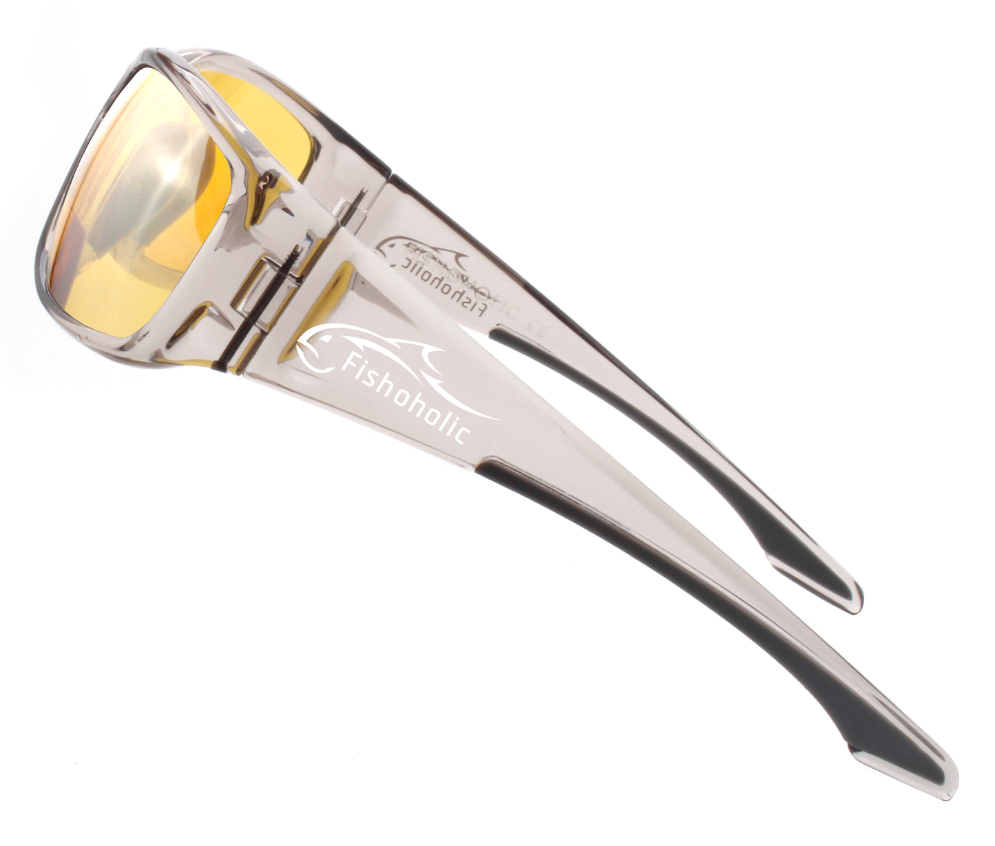 Fishoholic BI-FOCAL x1.5-ICE-Vision-gry UV400 Polarized Fishing Sunglasses w' x1.5 Reader