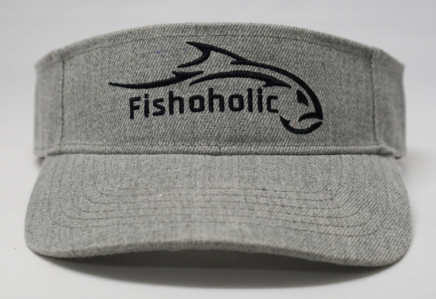 Fishoholic Visor ~ Adjustable Velcro Back Fishing Visor (1 size fits most)