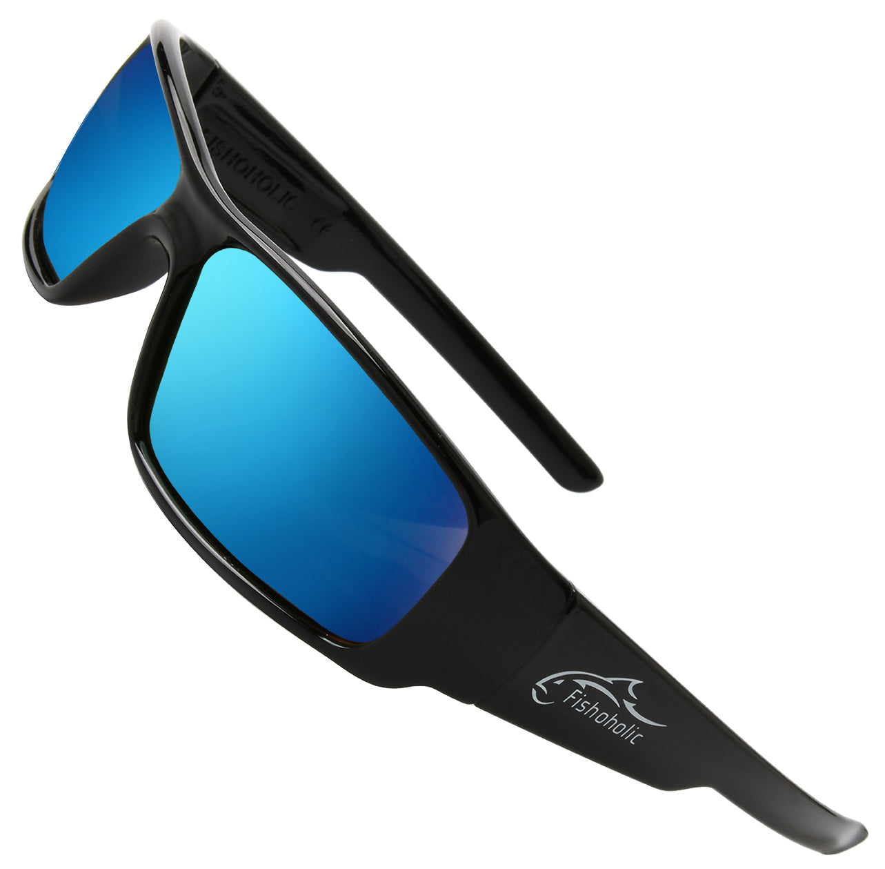 Fishoholic GB-BLU Sunglasses - UV400 Polarized Sunglasses w' Case & Pouch