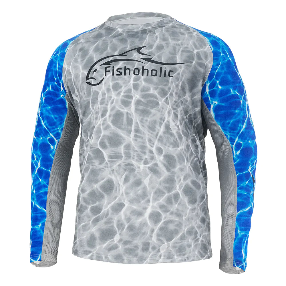 5 Colors - Long Sleeve - UPF50 Performance Fishing Shirt - Loose Keg Fit Style - Breathable Quick Drying Sun Protection