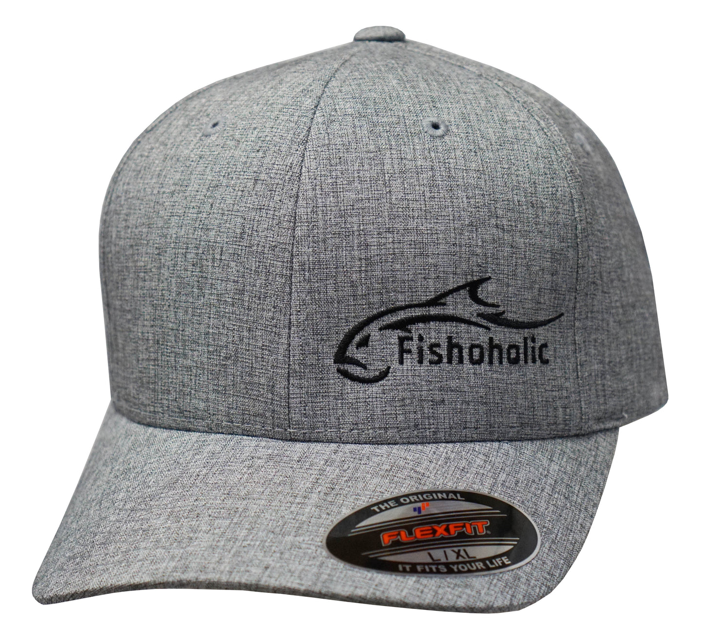 Fishoholic FlexFit LG-LG-L/XL Fishing Hat – Semi-Fitted Fishing Hat (FF-LGLG-LXL)