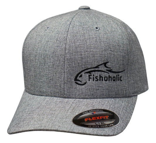 Fishoholic FlexFit LG-LG-L/XL Fishing Hat – Semi-Fitted Fishing Hat (FF-LGLG-LXL)
