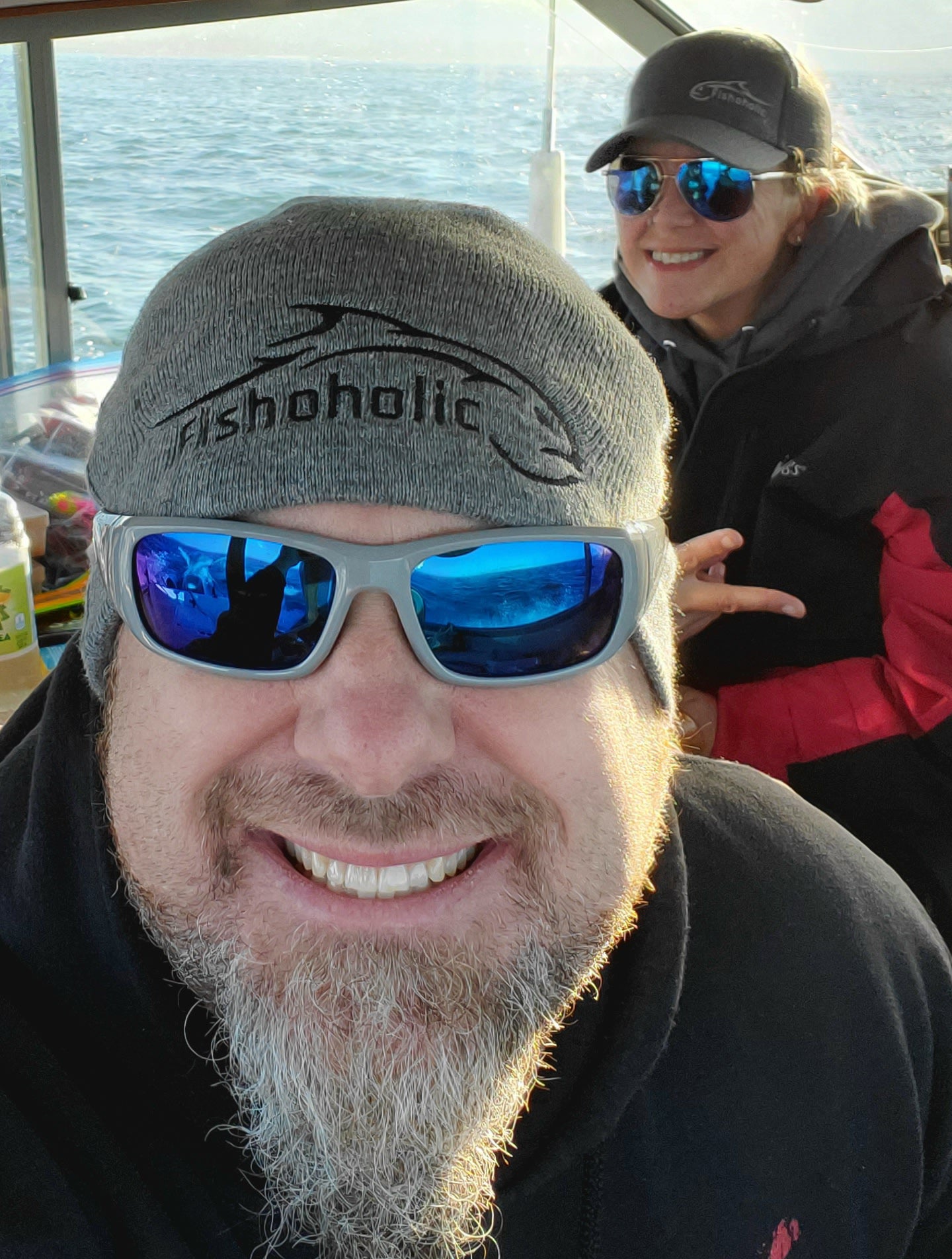 Fishoholic Fishing Skull Cap - Beanie - Watch Cap - Stocking Hat - Embroidered Logo