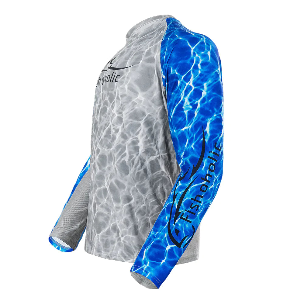 5 Colors - Long Sleeve - UPF50 Performance Fishing Shirt - Loose Keg Fit Style - Breathable Quick Drying Sun Protection