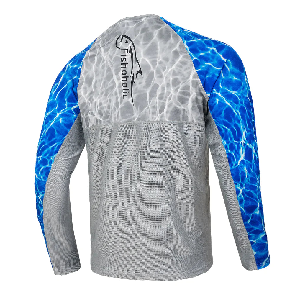 5 Colors - Long Sleeve - UPF50 Performance Fishing Shirt - Loose Keg Fit Style - Breathable Quick Drying Sun Protection