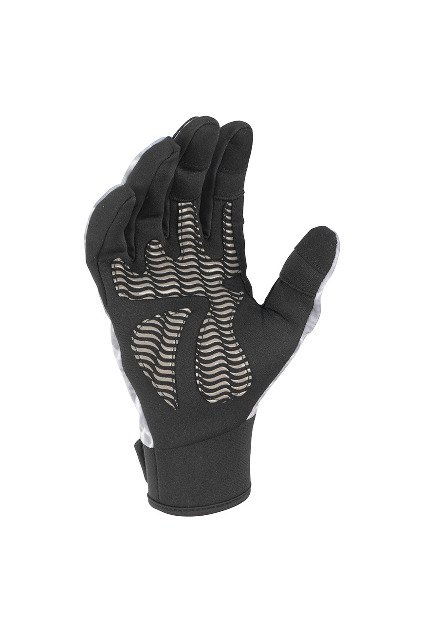 Fishoholic cwGLV-L Cold-Weather Super-Sticky Fishing Gloves - 3 pull-back tips - tie lures & use phone