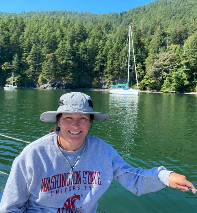 Fishoholic GRY-l/xl Boonie Hat - Bucket Hat - UPF50+ Sun Protection Wide Brim Fishing Hat - 2 Adj Straps