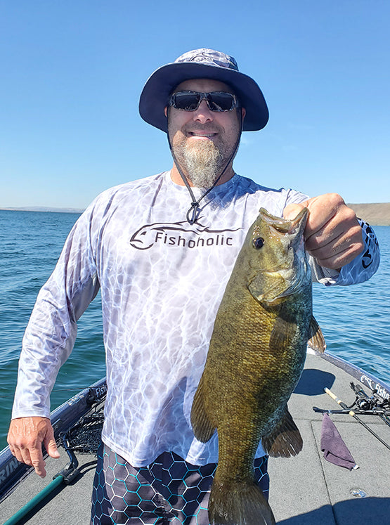 Fishoholic GRYho-l/xl Boonie Hat - Bucket Hat - UPF50+ Sun Protection Wide Brim Fishing Hat - 2 Adj Straps