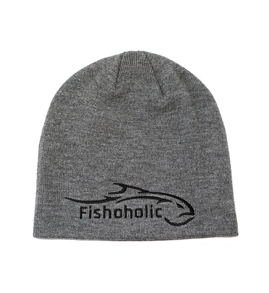 Fishoholic Fishing Skull Cap - Beanie - Watch Cap - Stocking Hat - Embroidered Logo