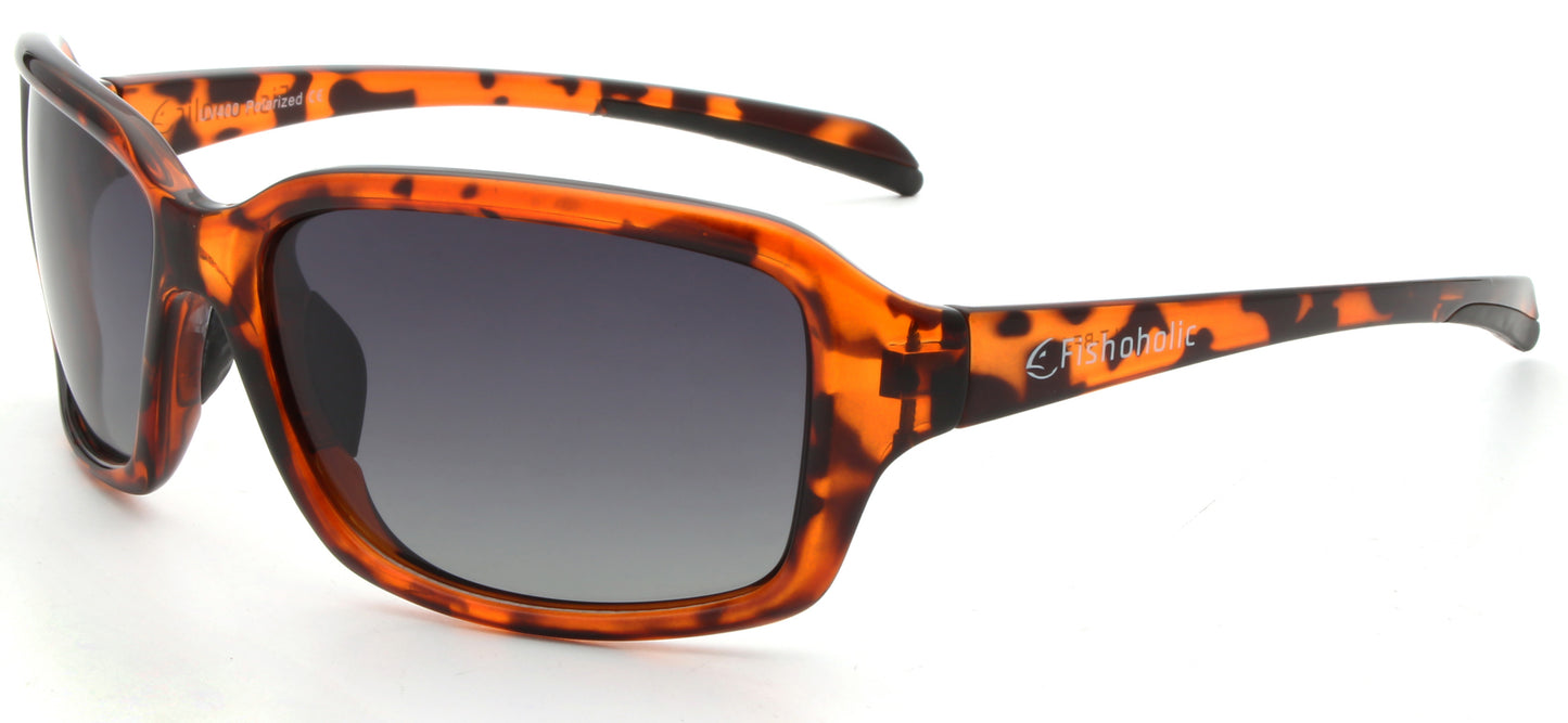Fishoholic Tortoise-BF-blk Women's UV400 Polarized Fishing Sunglasses