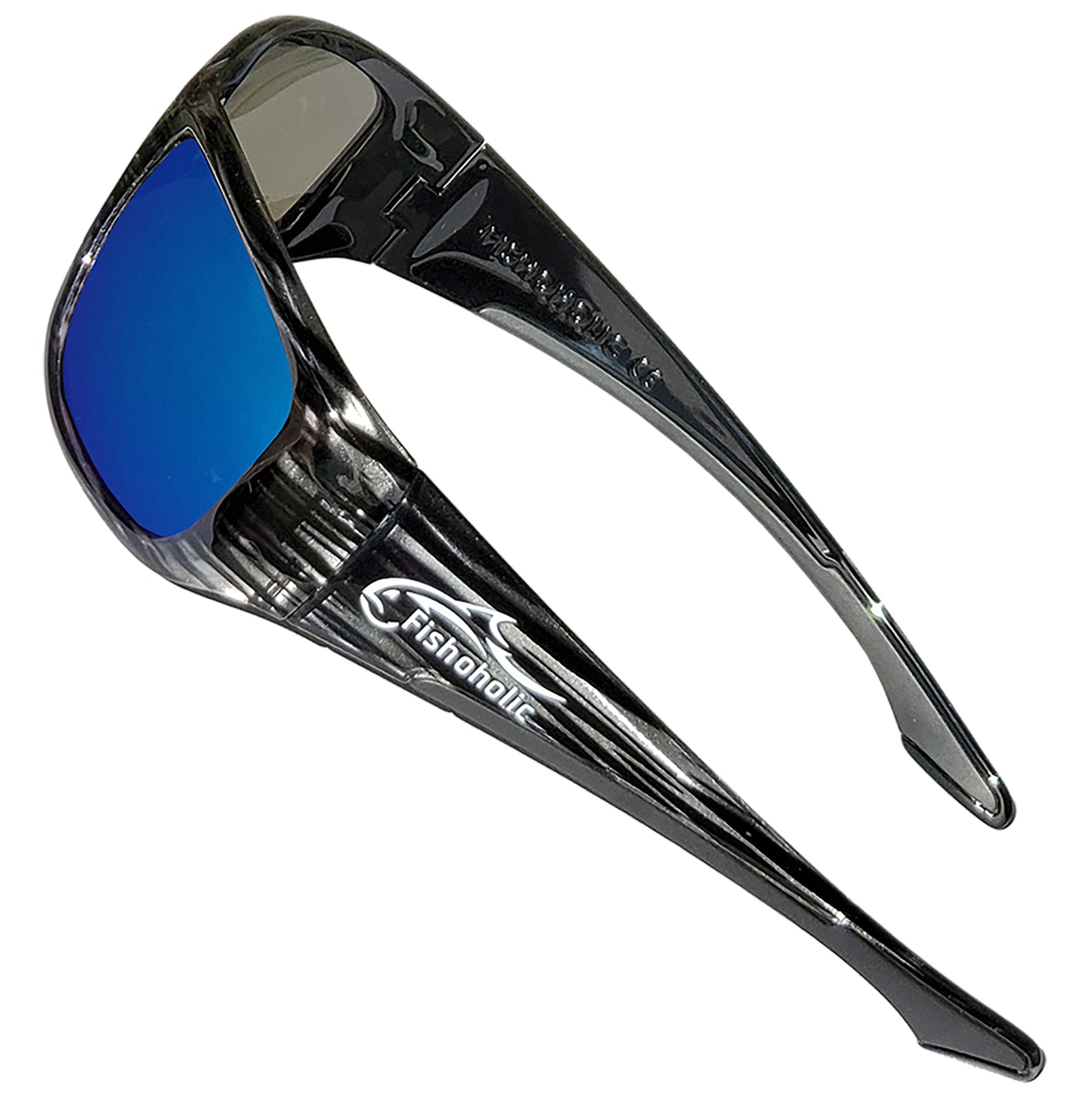 Fishoholic BlackStreak-BlueMrr UV400 Pro Series Polarized Fishing Sunglasses