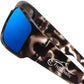 Fishoholic BlkCAMO-BLU Sunglasses - UV400 Polarized Sunglasses w' Case & Pouch