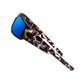 Fishoholic BlkCAMO-BLU Sunglasses - UV400 Polarized Sunglasses w' Case & Pouch