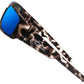 Fishoholic BlkCAMO-BLU Sunglasses - UV400 Polarized Sunglasses w' Case & Pouch