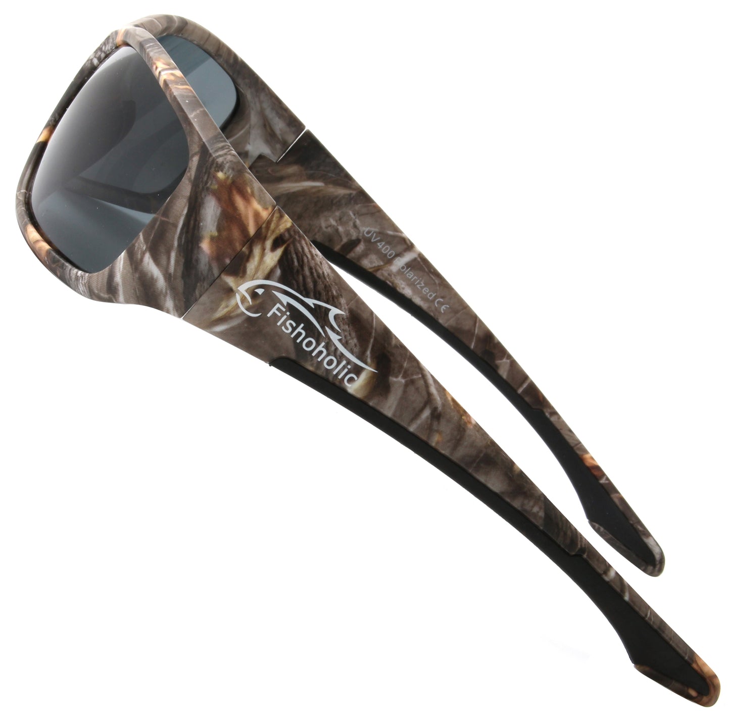 Fishoholic BI-FOCAL CAMO Frame x2.5 reader - UV400 Polarized Fishing Sunglasses w' Reader