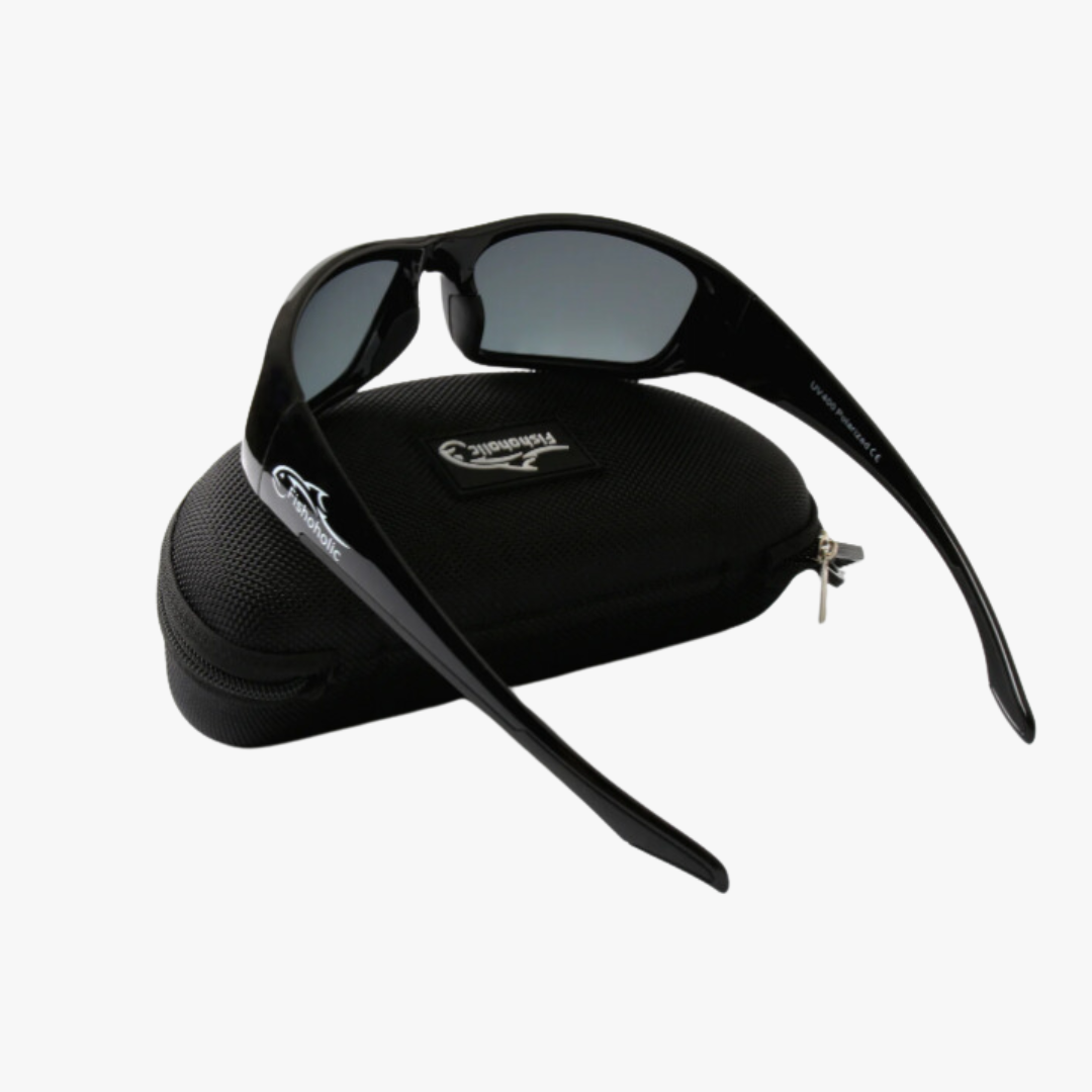 Fishoholic GB-MB-blk UV400 Pro Series Polarized Fishing Sunglasses