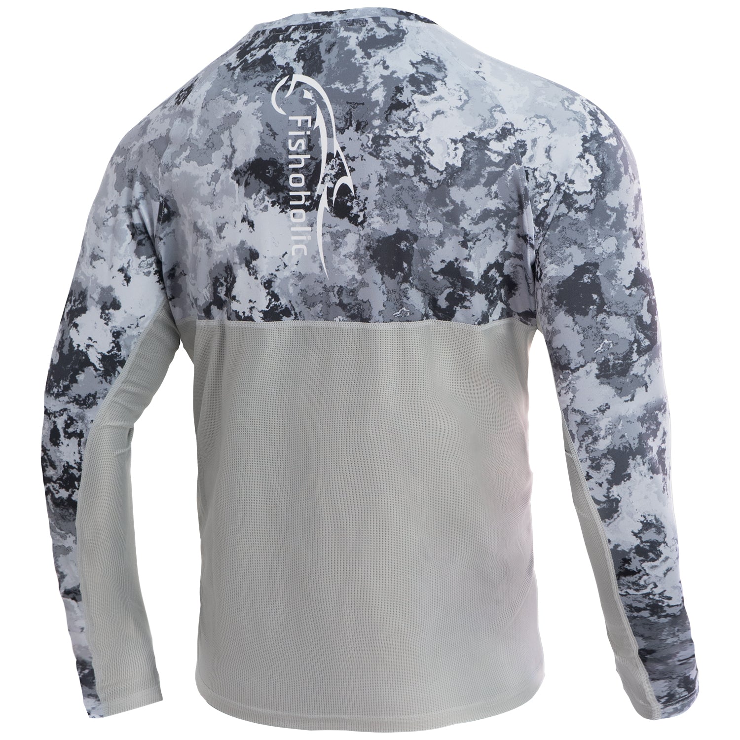 UPF 50+ Performance Fishing Shirt ( Blank Back) White / M