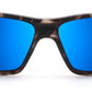 Fishoholic BlkCAMO-BLU Sunglasses - UV400 Polarized Sunglasses w' Case & Pouch