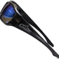 Fishoholic BlackStreak-BlueMrr UV400 Pro Series Polarized Fishing Sunglasses