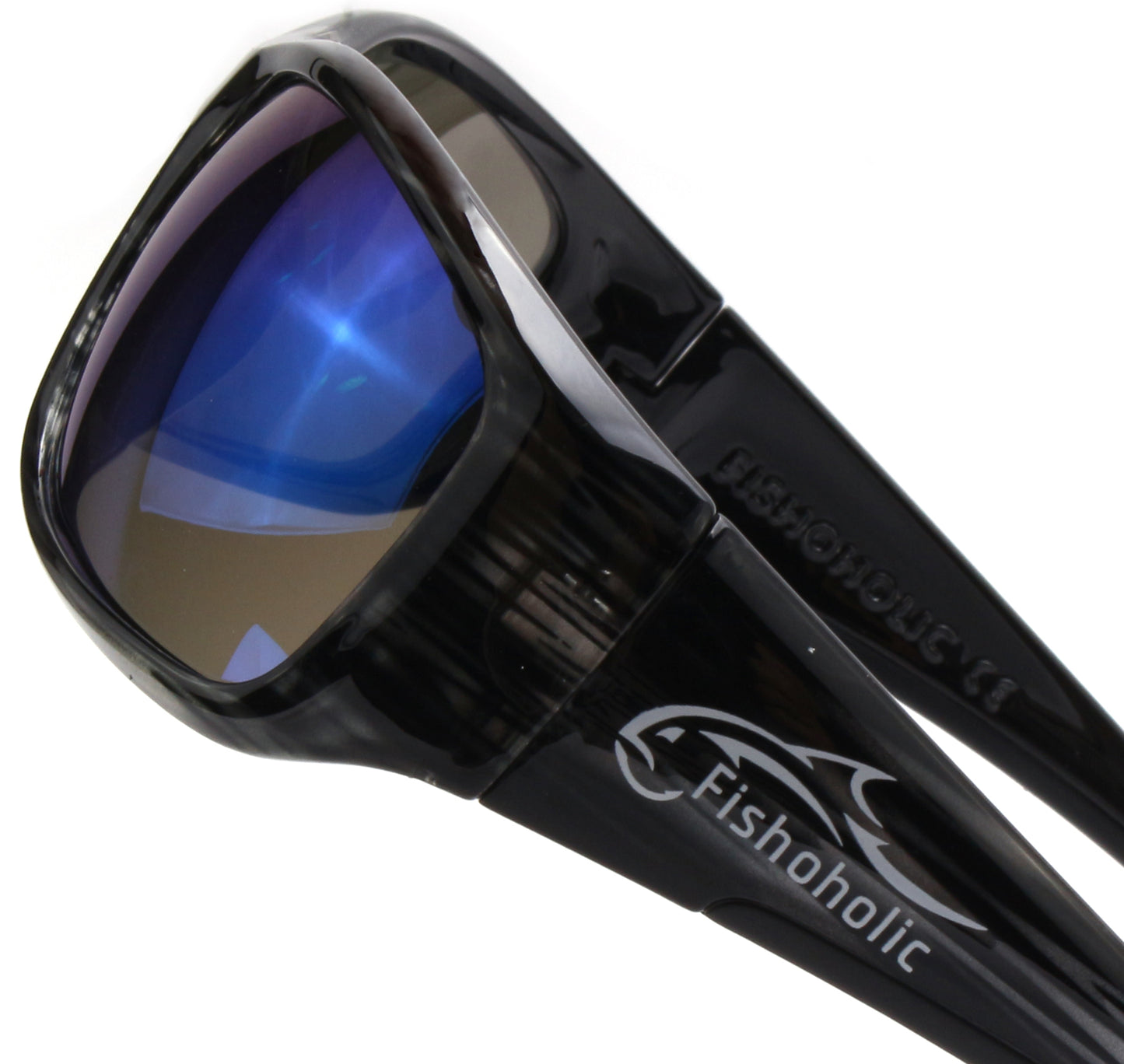 Fishoholic BlackStreak-BlueMrr UV400 Pro Series Polarized Fishing Sunglasses