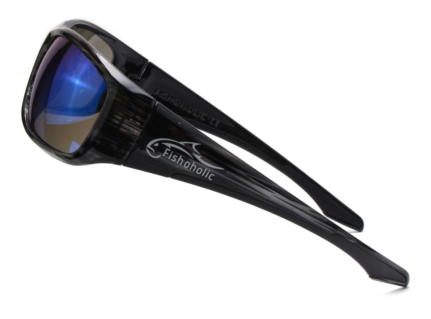 Fishoholic BlackStreak-BlueMrr UV400 Pro Series Polarized Fishing Sunglasses