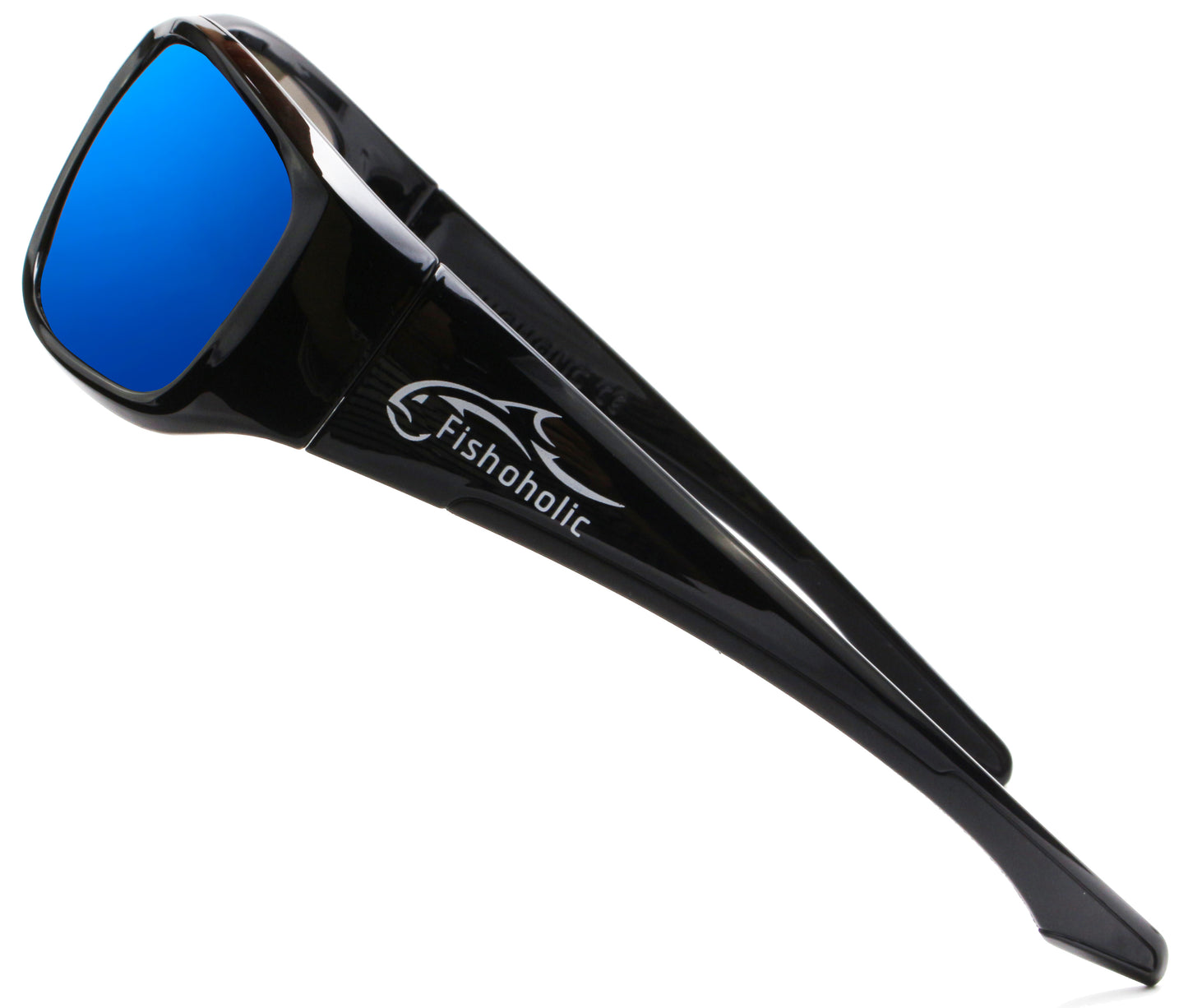 Fishoholic Black-BlueMrr UV400 Pro Series Polarized Fishing Sunglasses