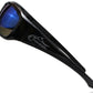 Fishoholic Black-BlueMrr UV400 Pro Series Polarized Fishing Sunglasses