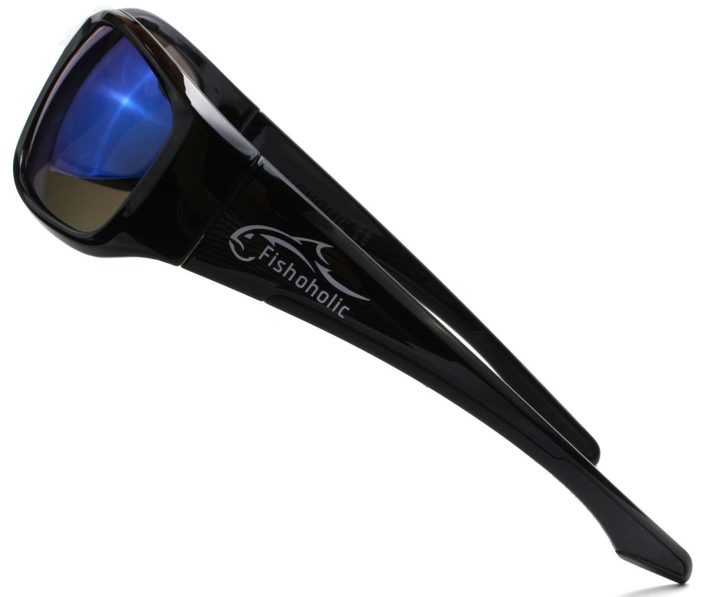 Fishoholic Black-BlueMrr UV400 Pro Series Polarized Fishing Sunglasses
