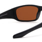 Fishoholic Black-Amber UV400 Pro Series Polarized Fishing Sunglasses