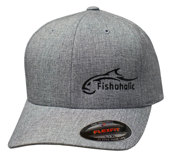 Angler Fish Flexfit Fitted Hat - Hunter Green L/XL