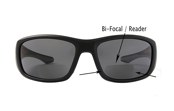 Fishoholic BI-FOCAL x2.0-MB-MB-gry UV400 Polarized Fishing Sunglasses