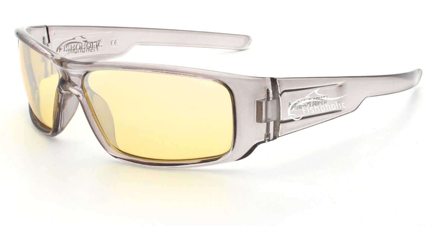 Fishoholic BLAST-OFF Sunglasses - UV400 Polarized Sunglasses w' Case & Pouch