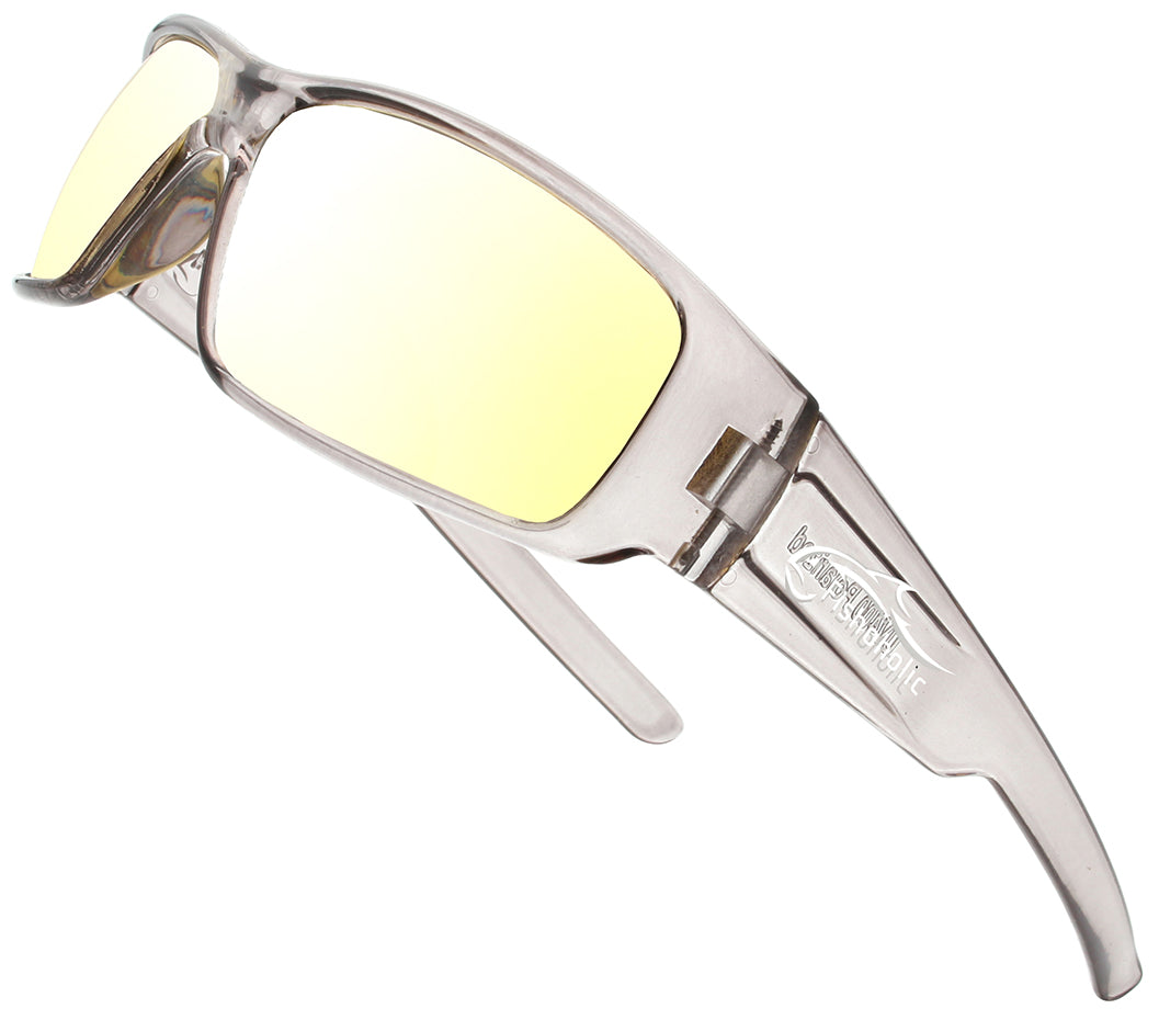 Fishoholic BLAST-OFF Sunglasses - UV400 Polarized Sunglasses w' Case & Pouch