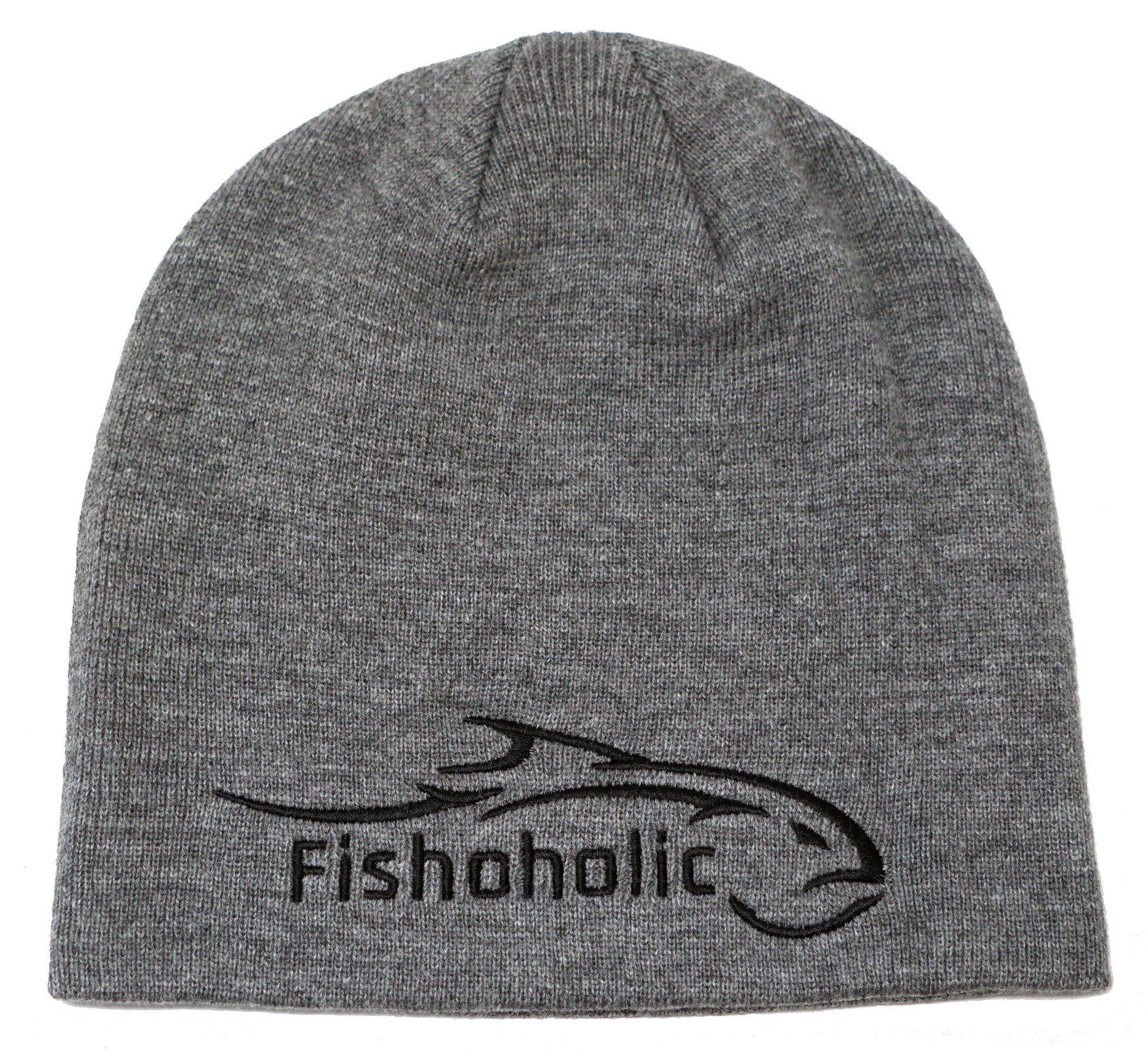 Fishoholic Fishing Skull Cap - Beanie - Watch Cap - Stocking Hat -  Embroidered Logo