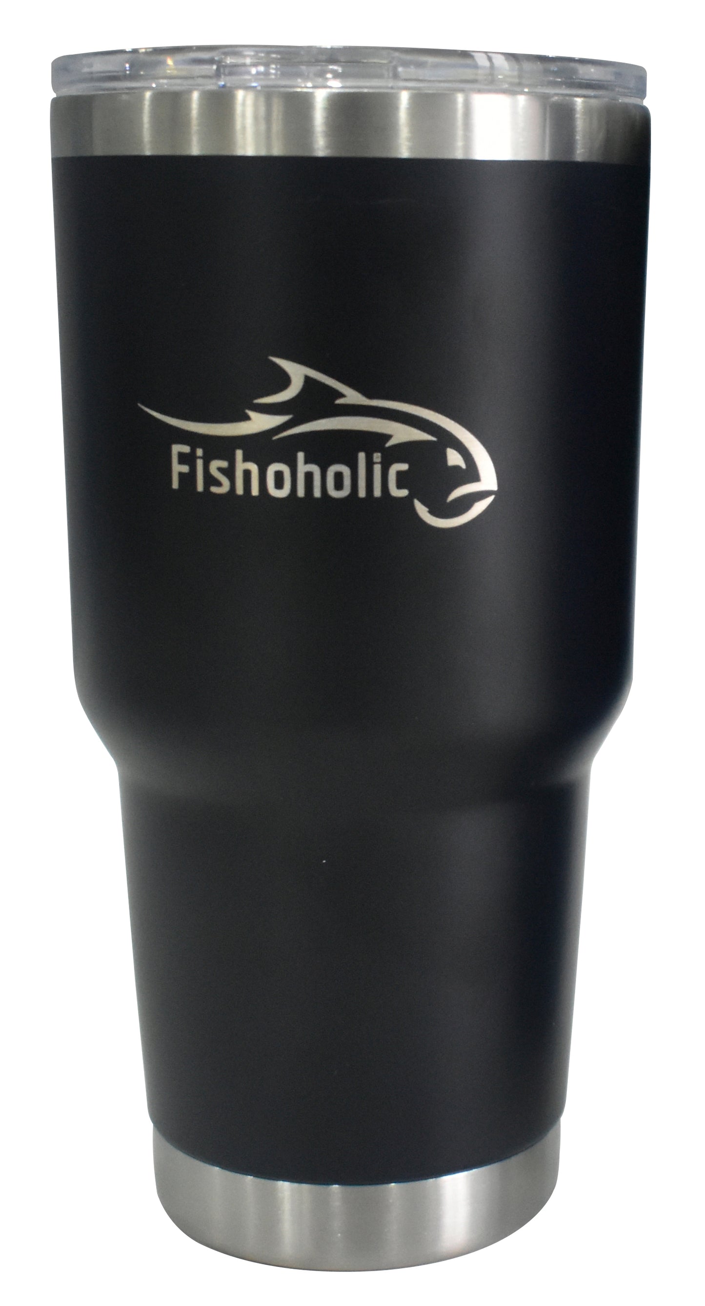 Fishoholic - 2 pack Bundle 30oz & 36oz - Tumbler w' Magnetic Slide Lid & KEG/Bottle - Double Wall Stainless Steel Vacuum Insulated